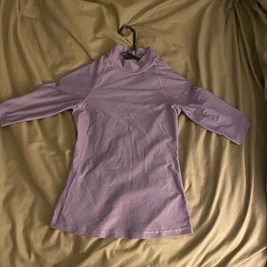 Lululemon dry fit shirt. Size XS. Color is a purple/grey.